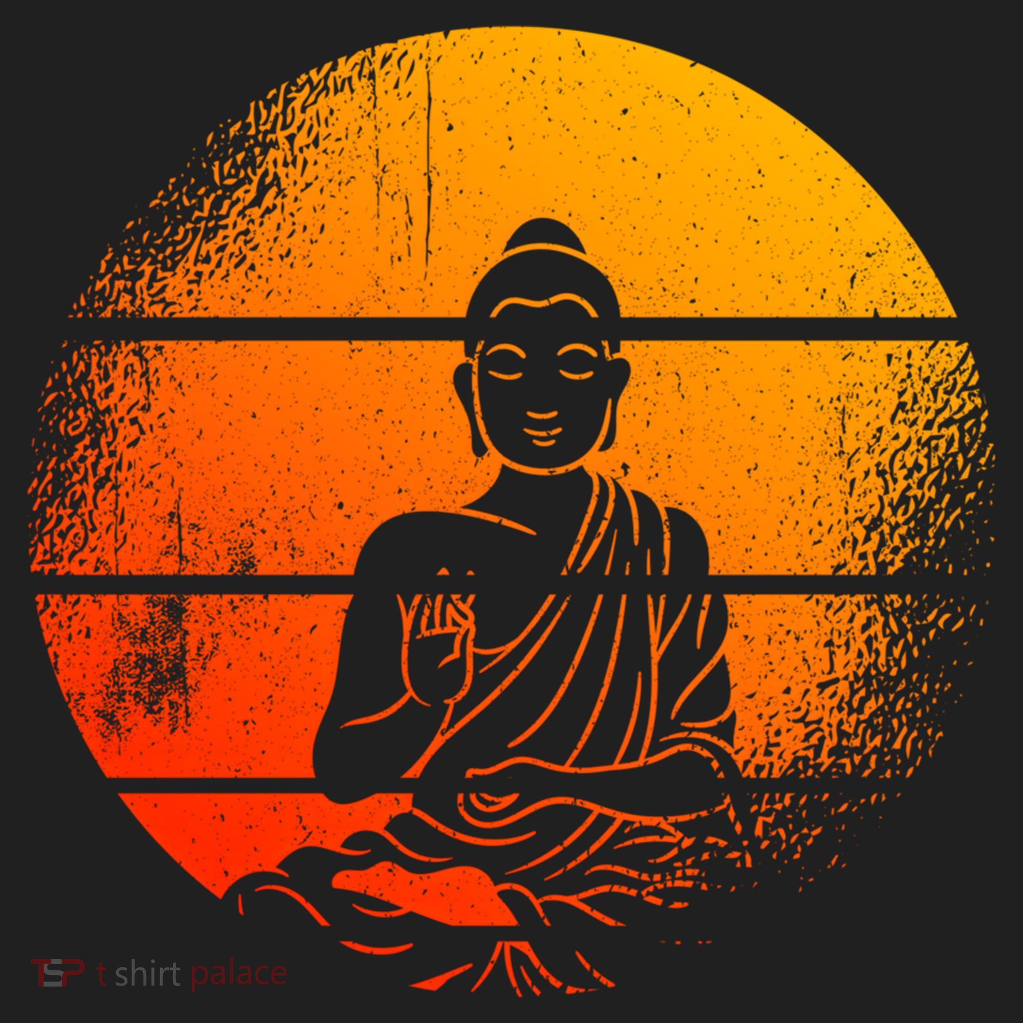 Buddha Statue Buddhist Meditate Sitting Buddha Gift Golf Towel