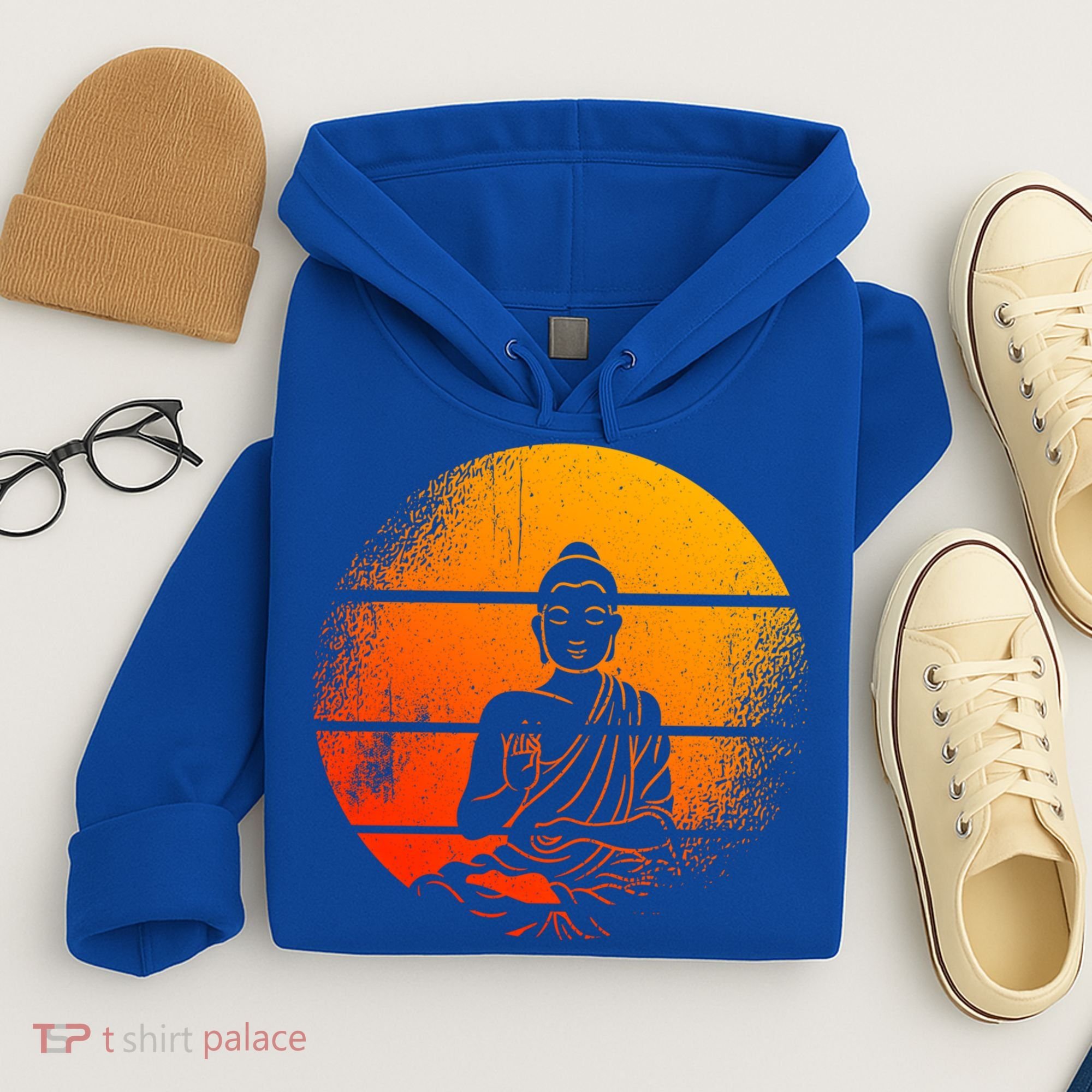 Buddha Statue Buddhist Meditate Sitting Buddha Gift Hoodie