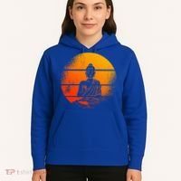 Buddha Statue Buddhist Meditate Sitting Buddha Gift Hoodie thumb 5