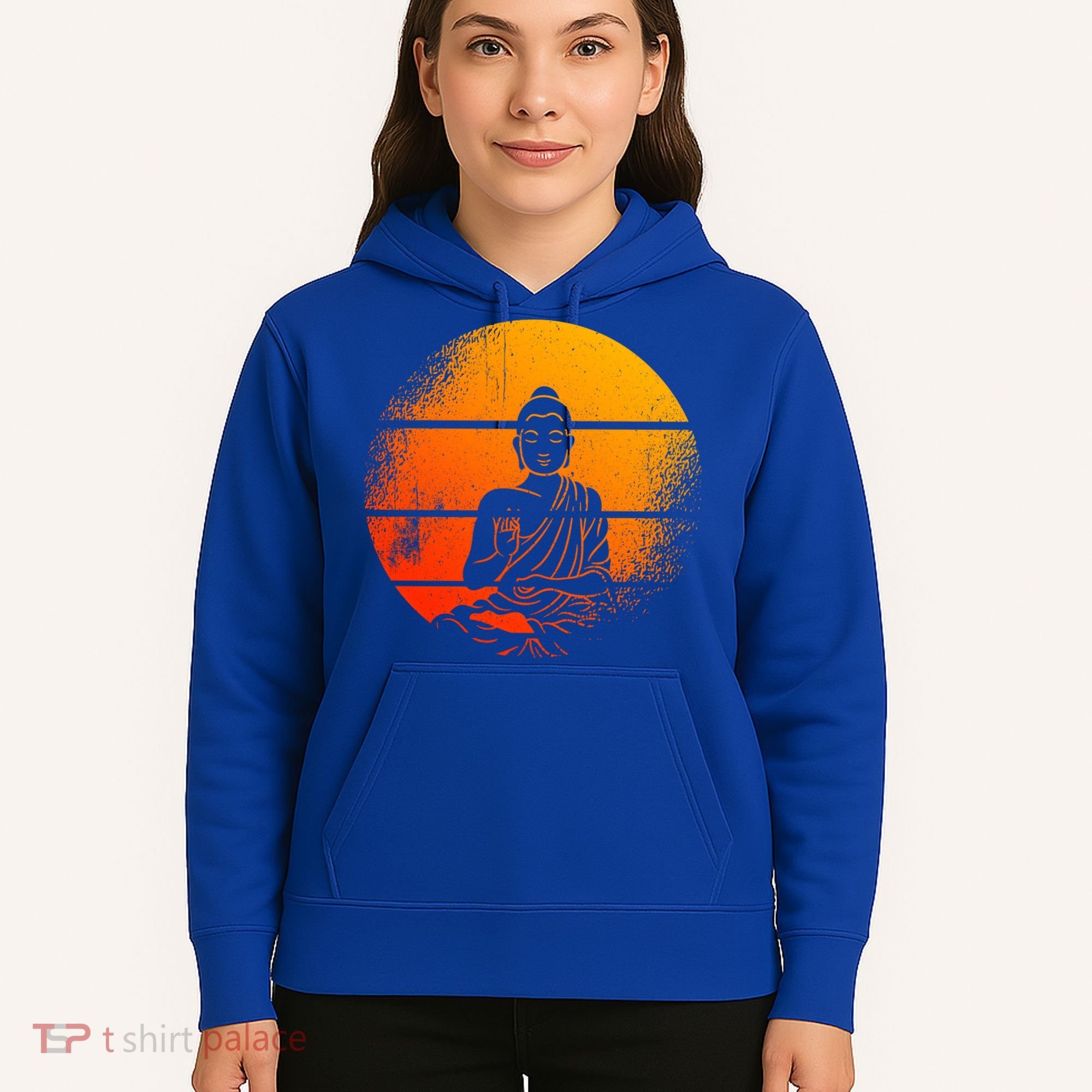 Buddha Statue Buddhist Meditate Sitting Buddha Gift Hoodie