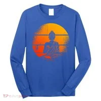 Buddha Statue Buddhist Meditate Sitting Buddha Gift Long Sleeve Shirt thumb 0