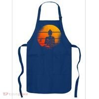Buddha Statue Buddhist Meditate Sitting Buddha Gift Apron thumb 0