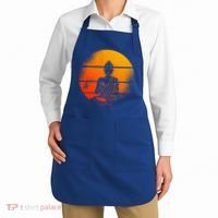 Buddha Statue Buddhist Meditate Sitting Buddha Gift Apron thumb 2