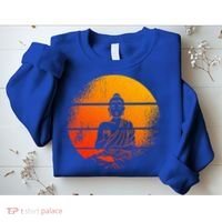 Buddha Statue Buddhist Meditate Sitting Buddha Gift Sweatshirt thumb 2