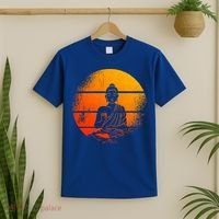 Buddha Statue Buddhist Meditate Sitting Buddha Gift T-Shirt thumb 2