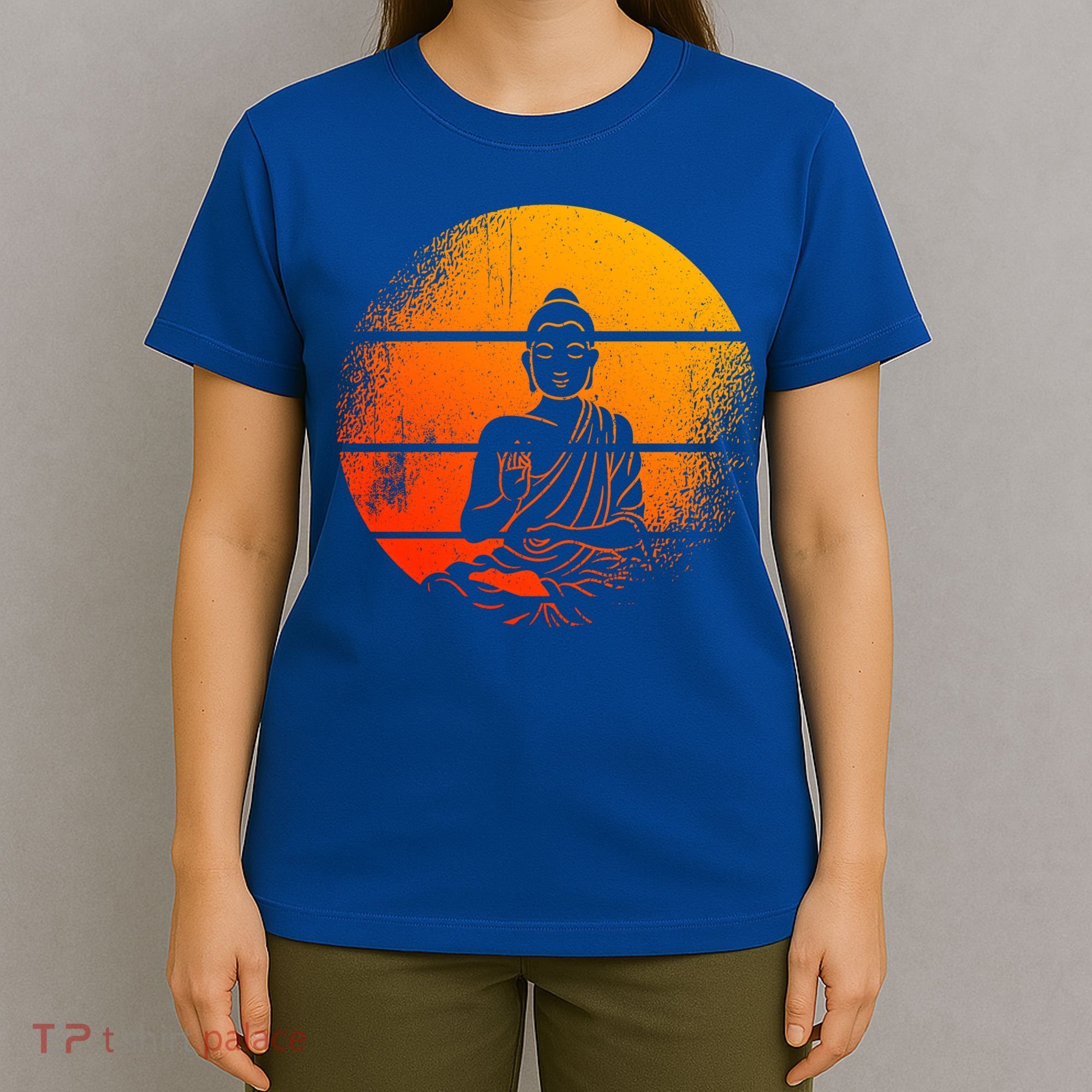Buddha Statue Buddhist Meditate Sitting Buddha Gift T-Shirt