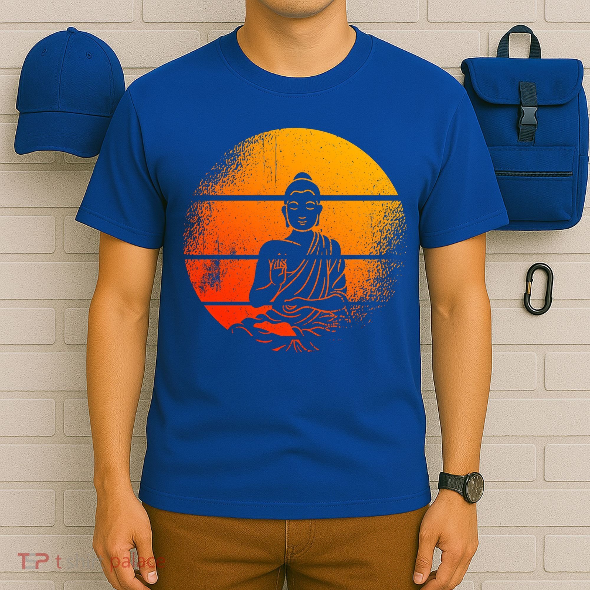 Buddha Statue Buddhist Meditate Sitting Buddha Gift T-Shirt