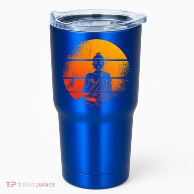 Buddha Statue Buddhist Meditate Sitting Buddha Gift Tumbler