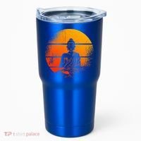 Buddha Statue Buddhist Meditate Sitting Buddha Gift Tumbler thumb 0