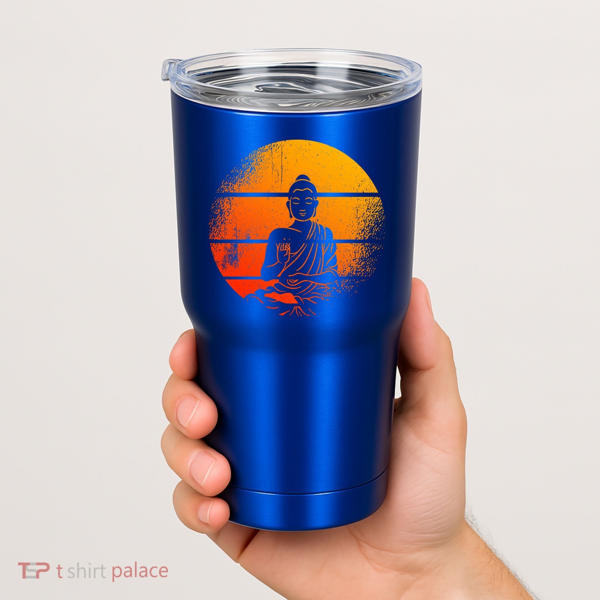 Buddha Statue Buddhist Meditate Sitting Buddha Gift Tumbler