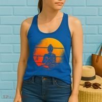 Buddha Statue Buddhist Meditate Sitting Buddha Gift Women's Tank Top thumb 2