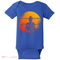 Buddha Statue Buddhist Meditate Sitting Buddha Gift Baby Bodysuit thumb 0