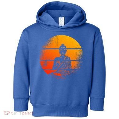 Buddha Statue Buddhist Meditate Sitting Buddha Gift Toddler Hoodie