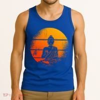 Buddha Statue Buddhist Meditate Sitting Buddha Gift Tank Top thumb 3