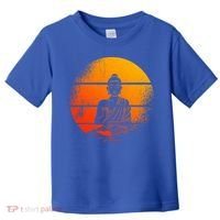 Buddha Statue Buddhist Meditate Sitting Buddha Gift Toddler T-Shirt thumb 0