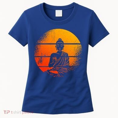 Buddha Statue Buddhist Meditate Sitting Buddha Gift Women's T-Shirt