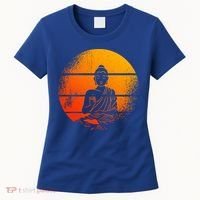 Buddha Statue Buddhist Meditate Sitting Buddha Gift Women's T-Shirt thumb 0