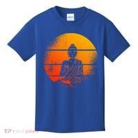 Buddha Statue Buddhist Meditate Sitting Buddha Gift Kids T-Shirt thumb 0