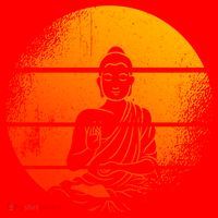 Buddha Statue Buddhist Meditate Sitting Buddha Gift Santa Hat thumb 1