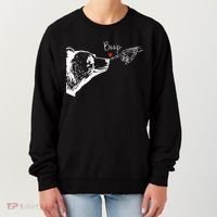 Bear Skeleton Boop Bear Funny Halloween Girl Women's Sweatshirt thumb 0
