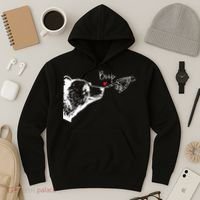 Bear Skeleton Boop Bear Funny Halloween Girl Hoodie thumb 3