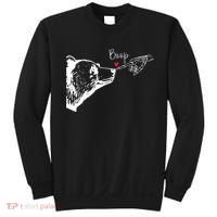 Bear Skeleton Boop Bear Funny Halloween Girl Sweatshirt thumb 0