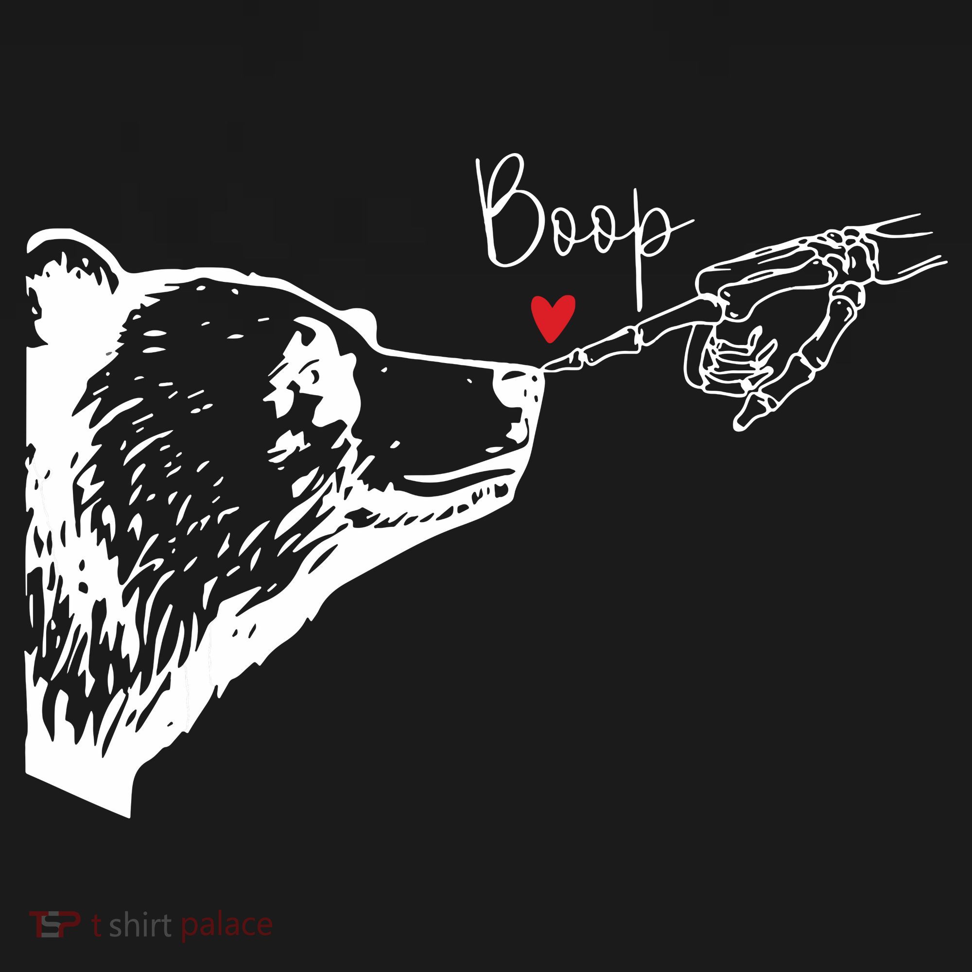 Bear Skeleton Boop Bear Funny Halloween Girl Women's Tank Top