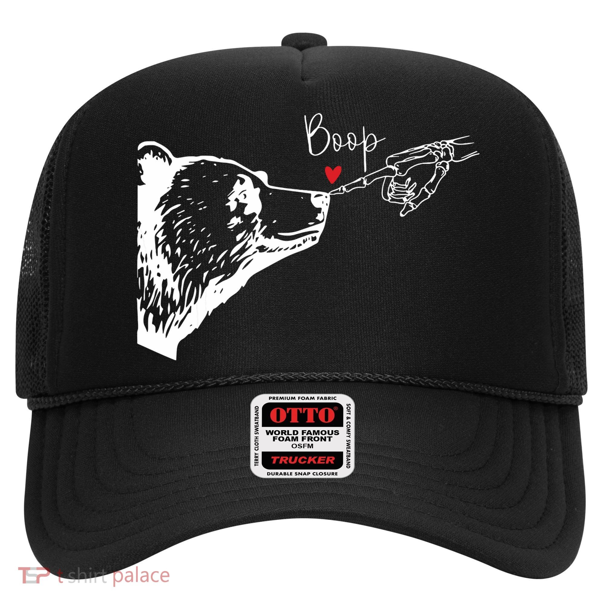 Bear Skeleton Boop Bear Funny Halloween Girl Hat