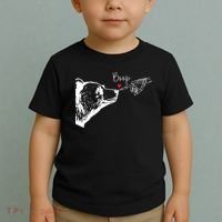 Bear Skeleton Boop Bear Funny Halloween Girl Toddler T-Shirt thumb 2