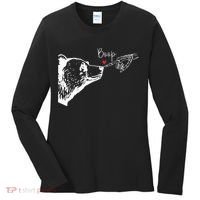 Bear Skeleton Boop Bear Funny Halloween Girl Women's Long Sleeve Shirt thumb 0