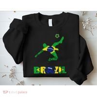Brazil Soccer Brazilian Football Player Brasileiro Player Sweatshirt thumb 2