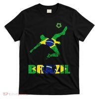 Brazil Soccer Brazilian Football Player Brasileiro Player T-Shirt thumb 0
