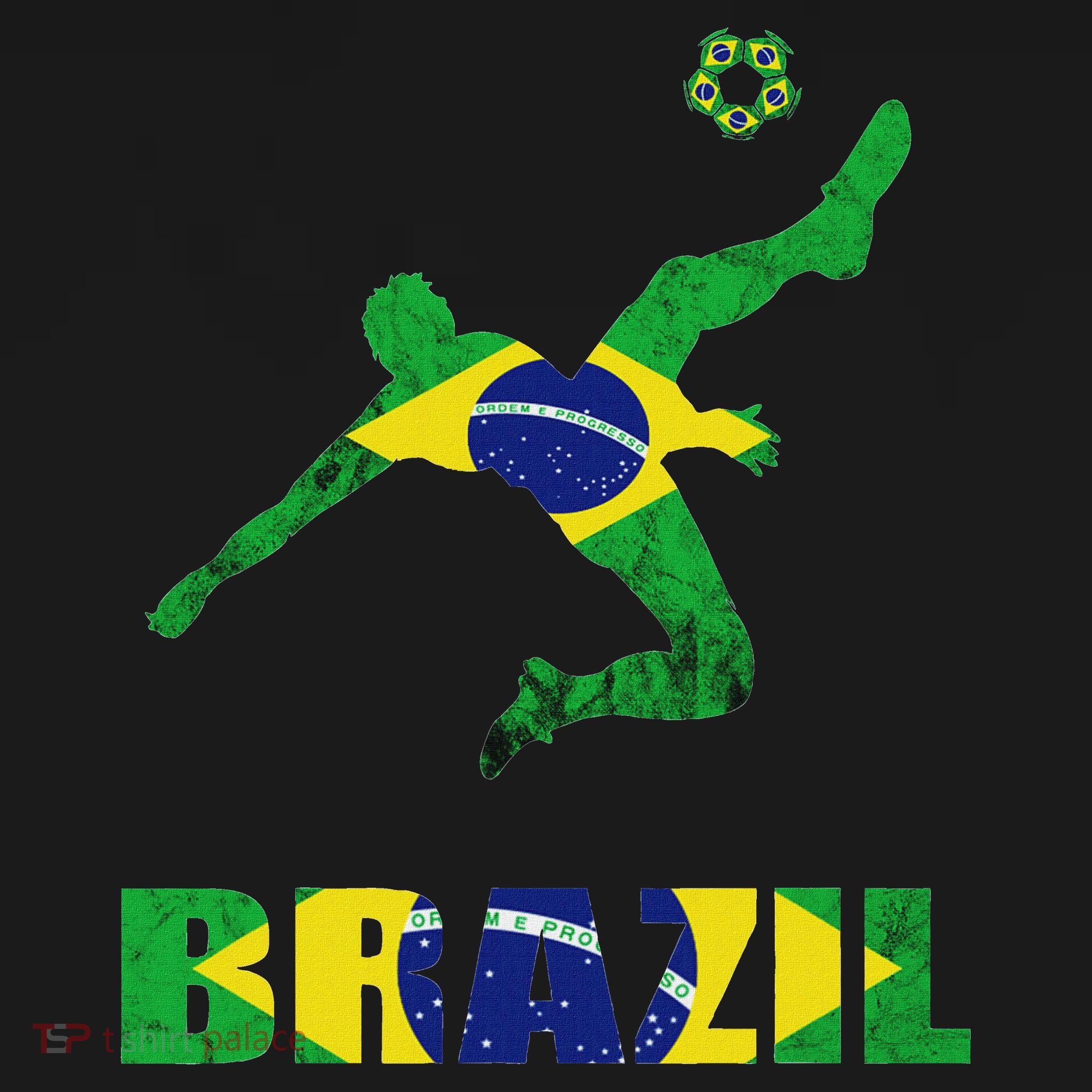 Brazil Soccer Brazilian Football Player Brasileiro Player T-Shirt