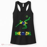 Brazil Soccer Brazilian Football Player Brasileiro Player Women's Tank Top thumb 0