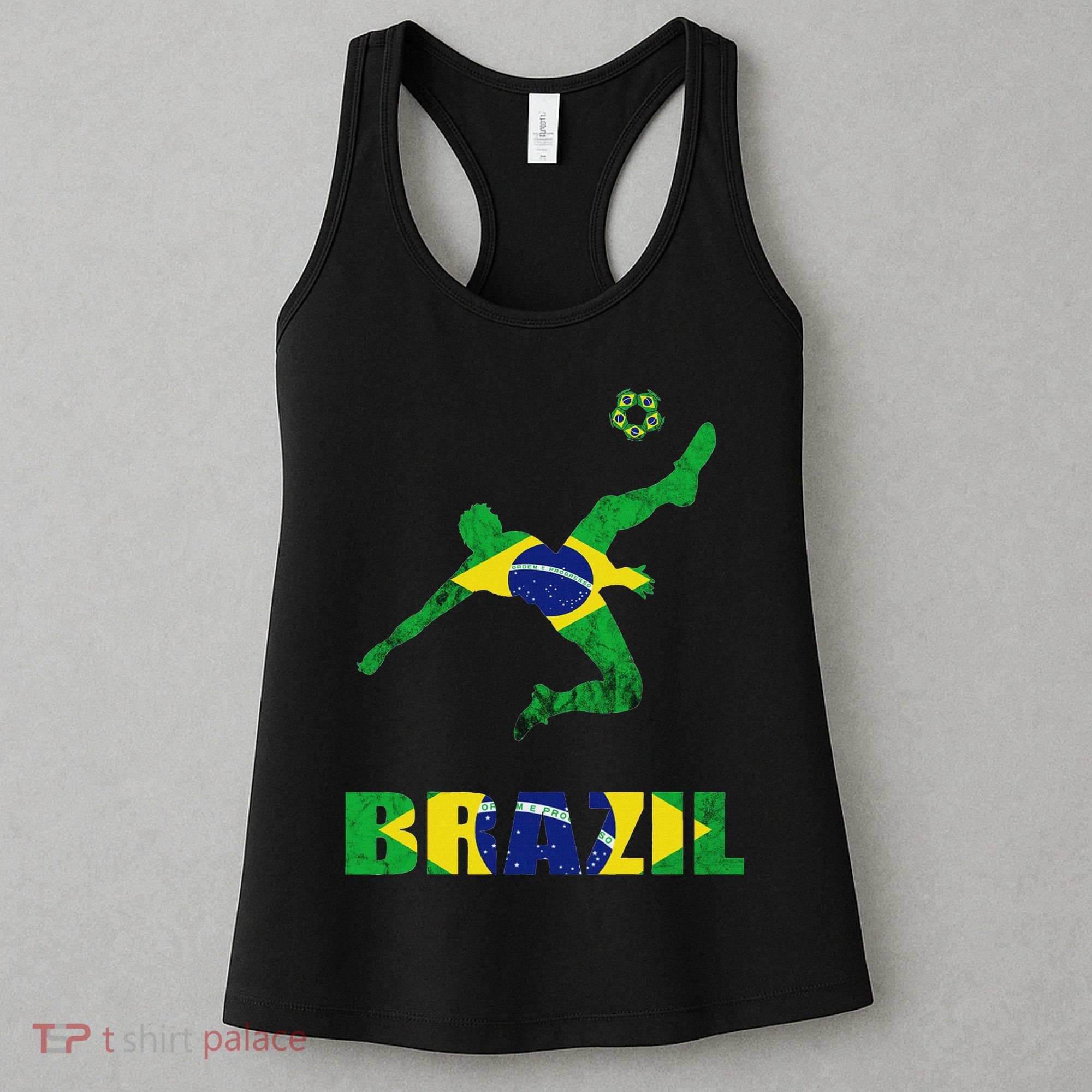 Brazil Soccer Brazilian Football Player Brasileiro Player Women's Tank Top
