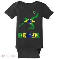 Brazil Soccer Brazilian Football Player Brasileiro Player Baby Bodysuit thumb 0