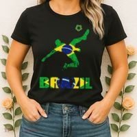 Brazil Soccer Brazilian Football Player Brasileiro Player Women's T-Shirt thumb 2