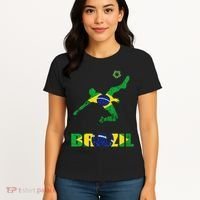 Brazil Soccer Brazilian Football Player Brasileiro Player Women's T-Shirt thumb 4