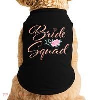 Bride Squad Bachelorette Party Bridal Shower Bridesmaid Doggie Tank thumb 0