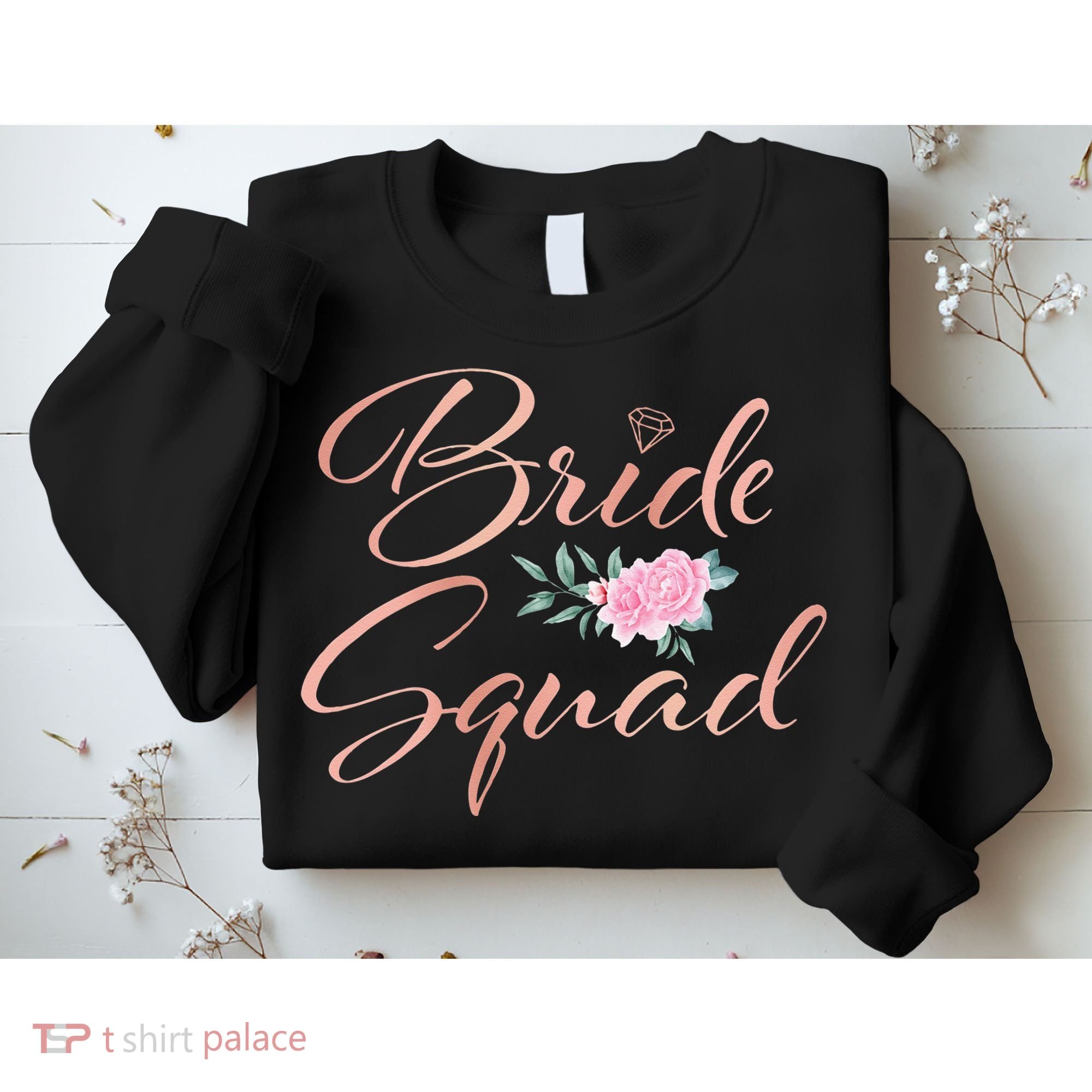 Bride Squad Bachelorette Party Bridal Shower Bridesmaid Sweatshirt