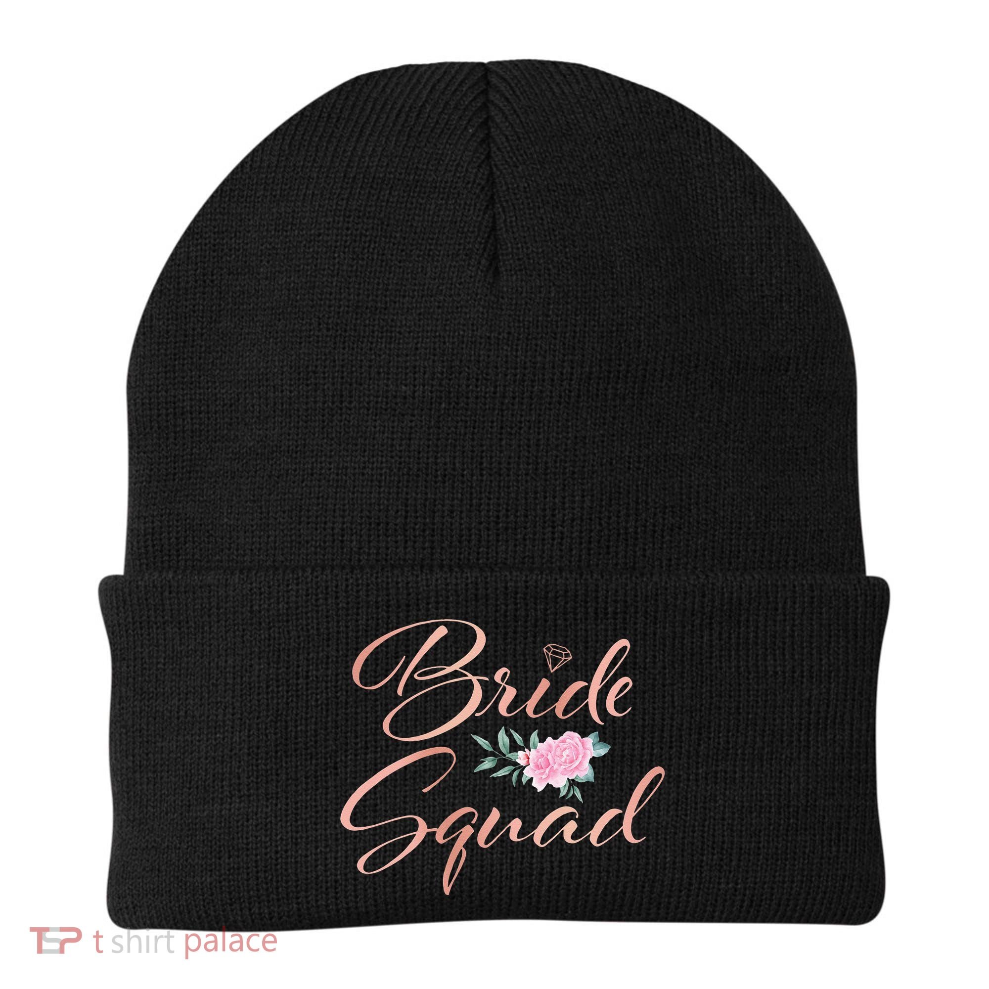 Bride Squad Bachelorette Party Bridal Shower Bridesmaid Beanie