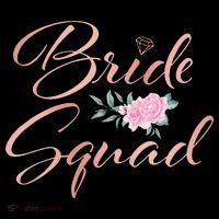 Bride Squad Bachelorette Party Bridal Shower Bridesmaid Women's Hoodie thumb 2