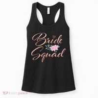 Bride Squad Bachelorette Party Bridal Shower Bridesmaid Women's Tank Top thumb 0