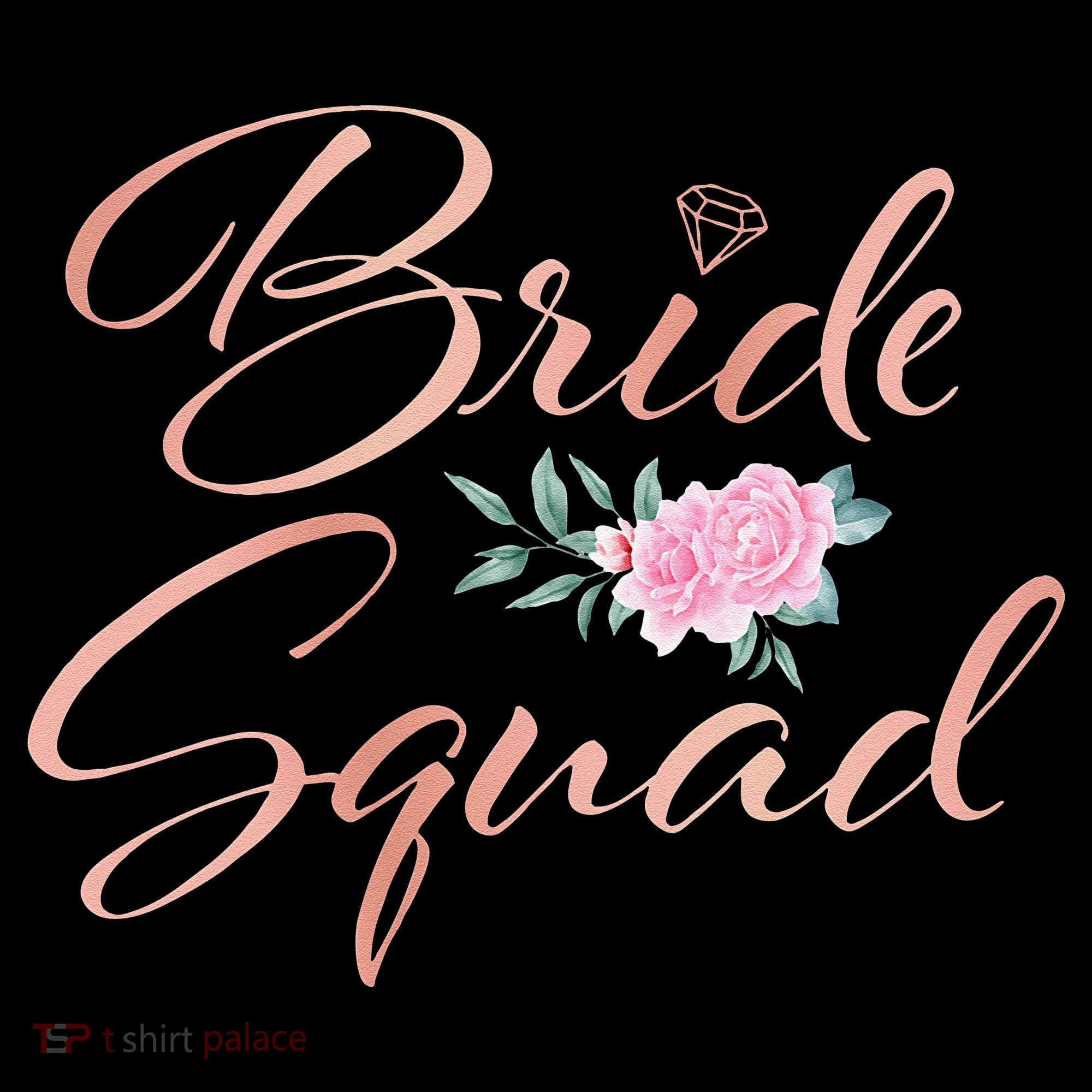 Bride Squad Bachelorette Party Bridal Shower Bridesmaid Women's Tank Top