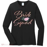 Bride Squad Bachelorette Party Bridal Shower Bridesmaid Women's Long Sleeve Shirt thumb 0