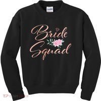 Bride Squad Bachelorette Party Bridal Shower Bridesmaid Kids Sweatshirt thumb 0