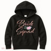 Bride Squad Bachelorette Party Bridal Shower Bridesmaid Kids Hoodie thumb 0