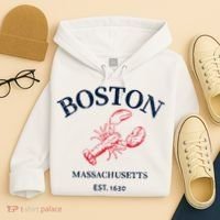 Boston Souvenir Boston Massachu Hoodie thumb 4