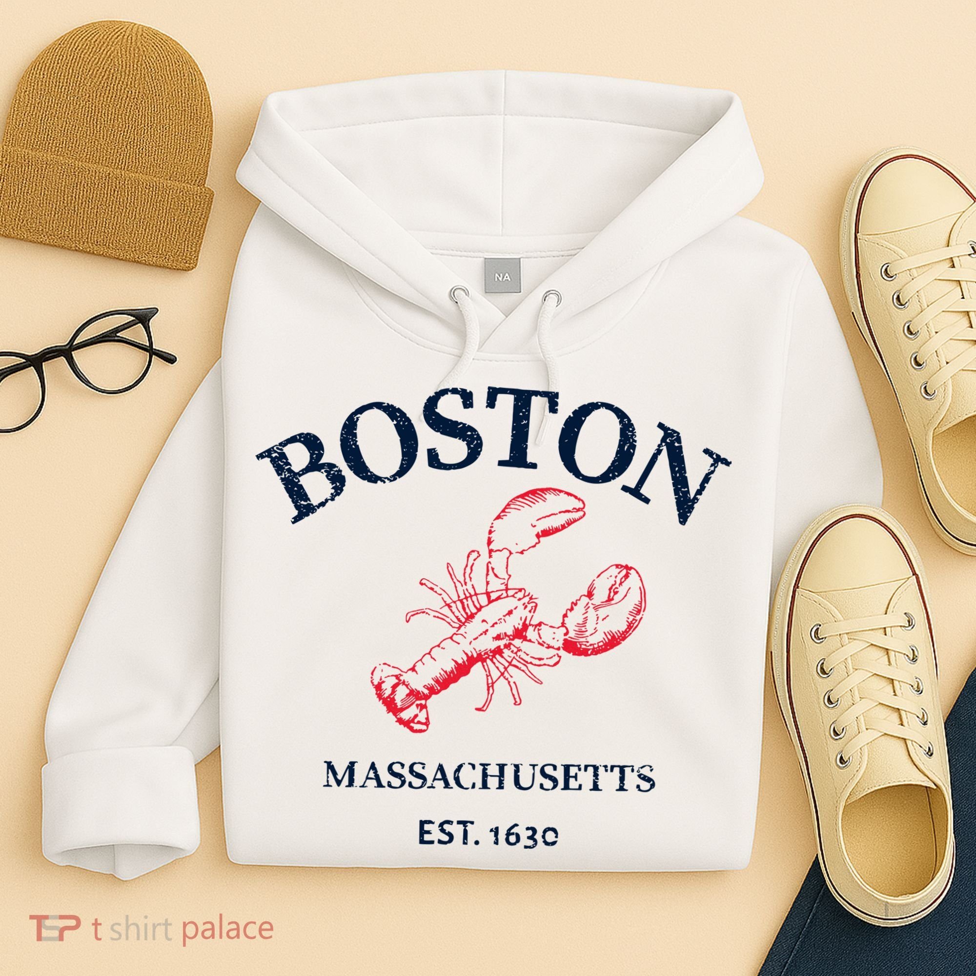 Boston Souvenir Boston Massachu Hoodie