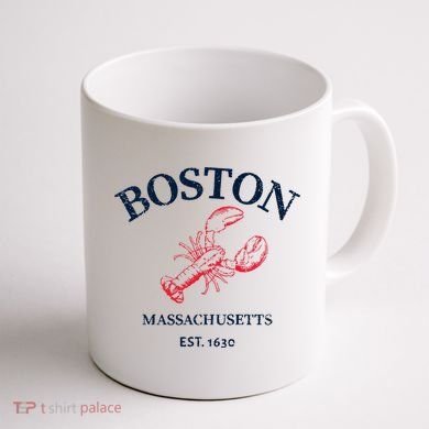 Boston Souvenir Boston Massachu Coffee Mug back